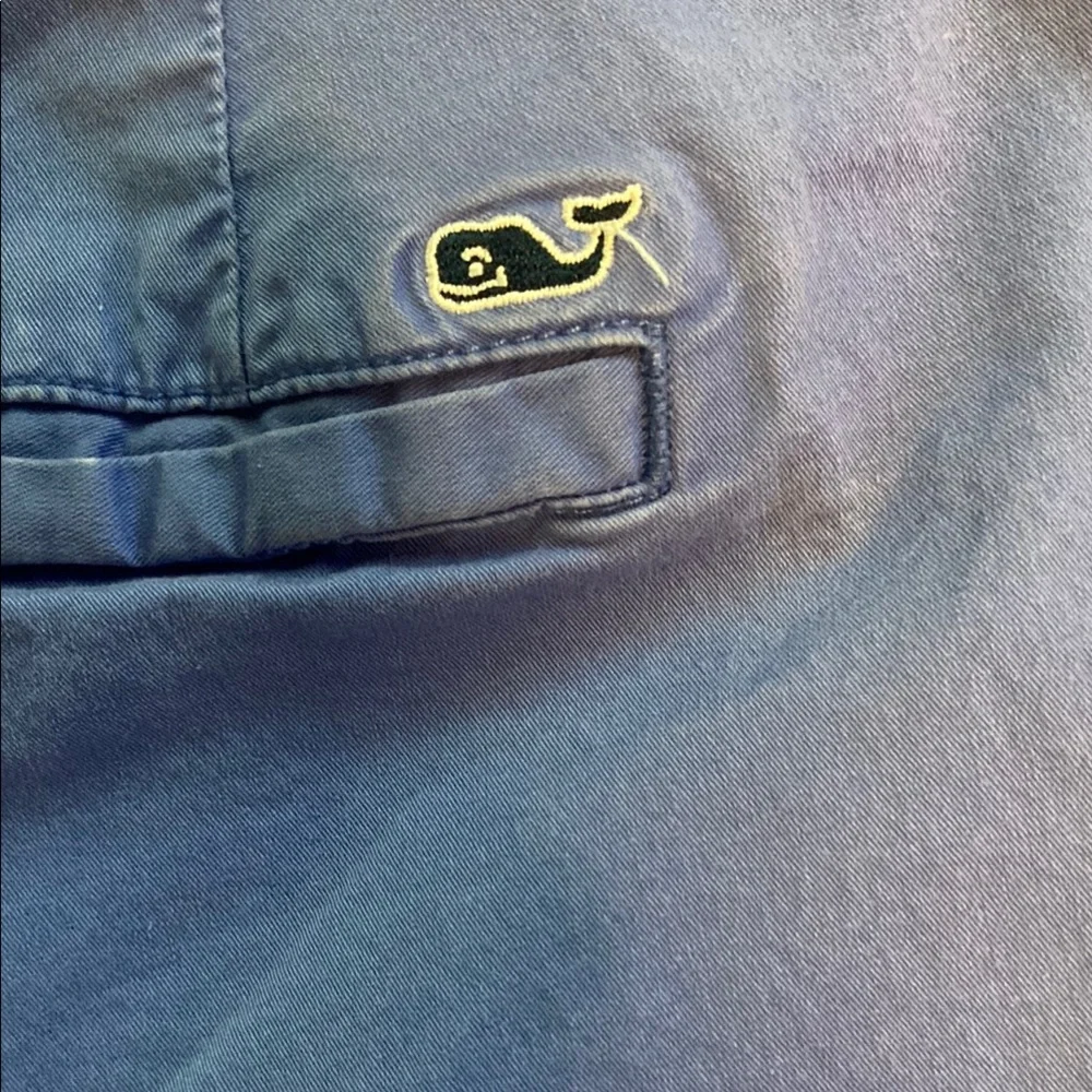 Vineyard Vines Blue Bermuda Shorts Casual Cotton Blend - Picture 5 of 5